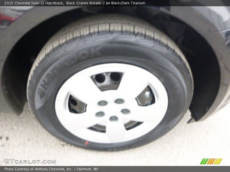 Black Granite Metallic / Jet Black/Dark Titanium 2015 Chevrolet Sonic LS Hatchback