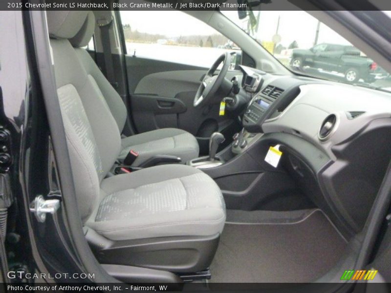 Black Granite Metallic / Jet Black/Dark Titanium 2015 Chevrolet Sonic LS Hatchback
