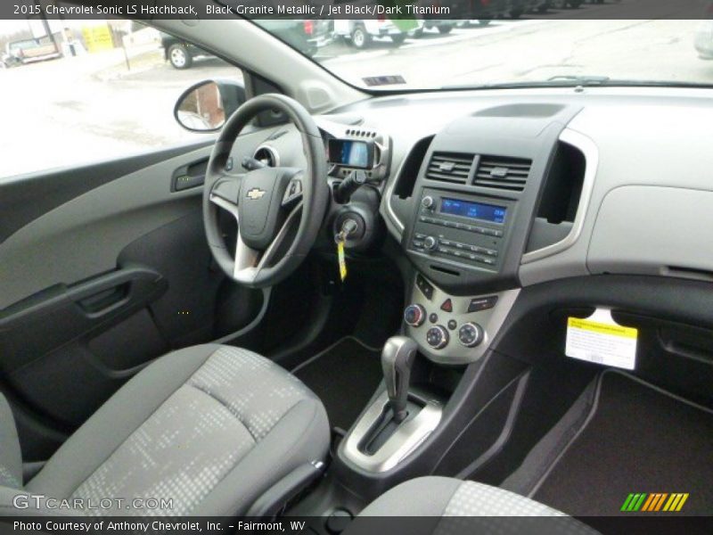 Black Granite Metallic / Jet Black/Dark Titanium 2015 Chevrolet Sonic LS Hatchback