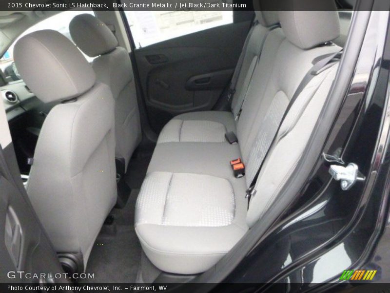 Black Granite Metallic / Jet Black/Dark Titanium 2015 Chevrolet Sonic LS Hatchback