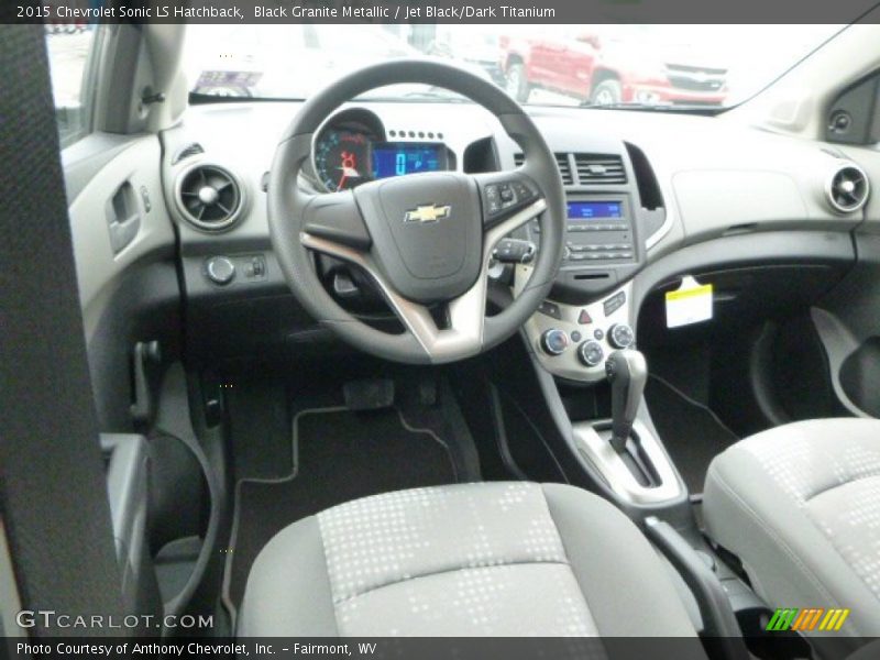 Black Granite Metallic / Jet Black/Dark Titanium 2015 Chevrolet Sonic LS Hatchback