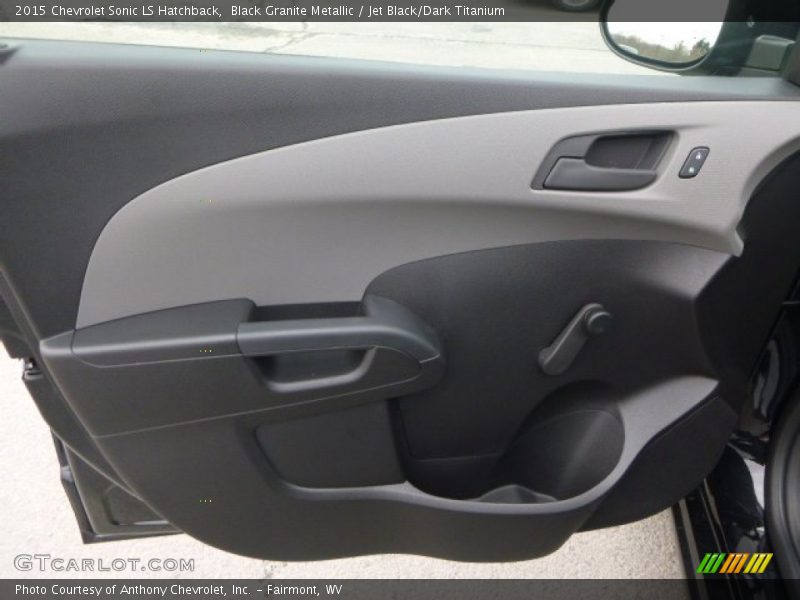 Black Granite Metallic / Jet Black/Dark Titanium 2015 Chevrolet Sonic LS Hatchback