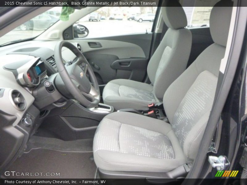 Black Granite Metallic / Jet Black/Dark Titanium 2015 Chevrolet Sonic LS Hatchback
