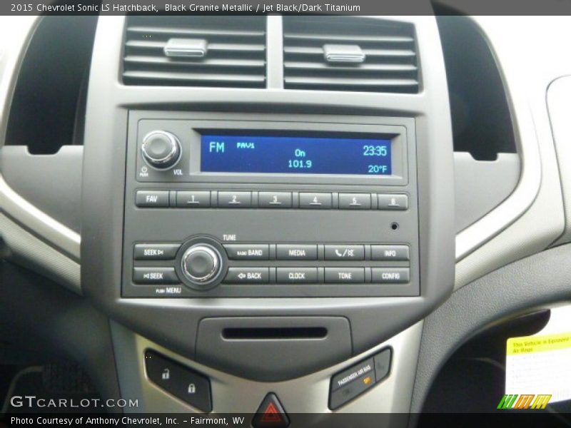 Black Granite Metallic / Jet Black/Dark Titanium 2015 Chevrolet Sonic LS Hatchback