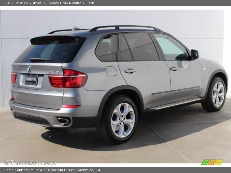 Space Gray Metallic / Black 2012 BMW X5 xDrive50i