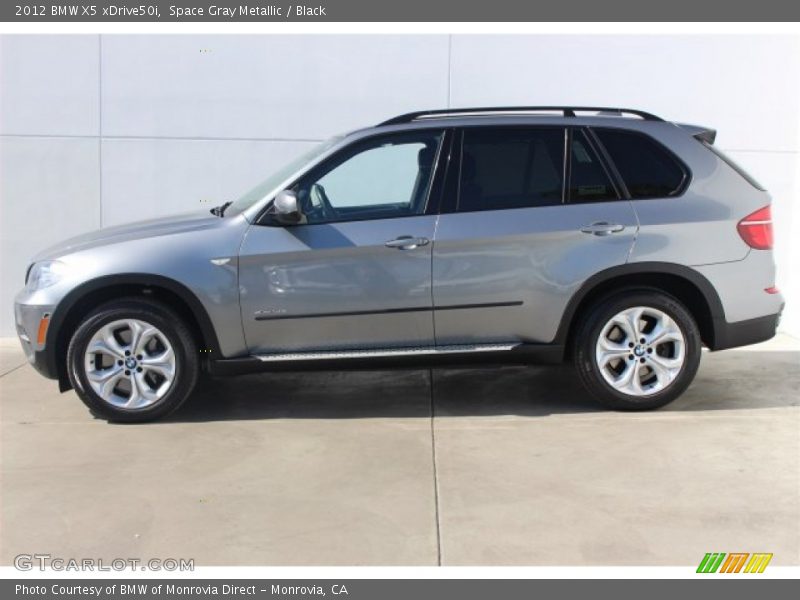 Space Gray Metallic / Black 2012 BMW X5 xDrive50i