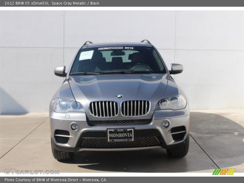 Space Gray Metallic / Black 2012 BMW X5 xDrive50i