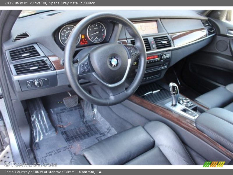 Space Gray Metallic / Black 2012 BMW X5 xDrive50i