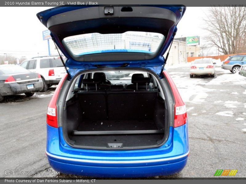 Vivid Blue / Black 2010 Hyundai Elantra Touring SE