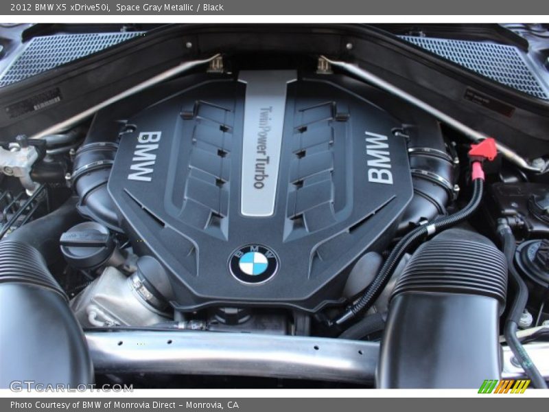 Space Gray Metallic / Black 2012 BMW X5 xDrive50i