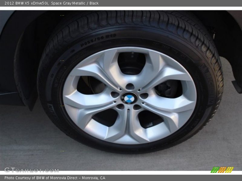 Space Gray Metallic / Black 2012 BMW X5 xDrive50i