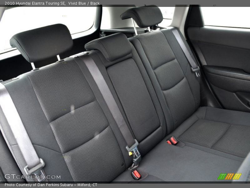 Vivid Blue / Black 2010 Hyundai Elantra Touring SE