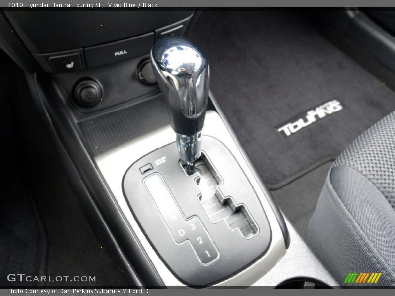 Vivid Blue / Black 2010 Hyundai Elantra Touring SE
