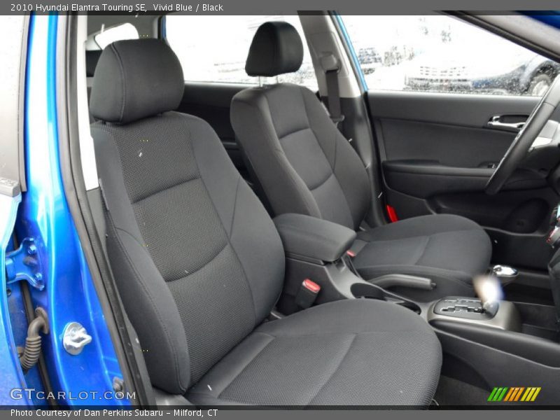 Vivid Blue / Black 2010 Hyundai Elantra Touring SE
