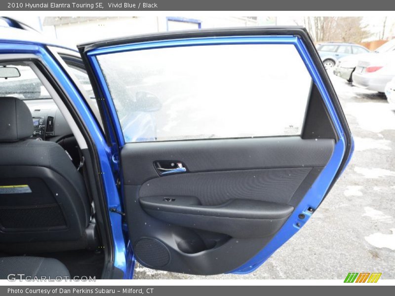 Vivid Blue / Black 2010 Hyundai Elantra Touring SE