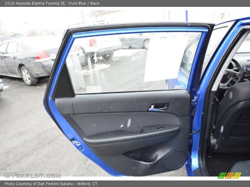 Vivid Blue / Black 2010 Hyundai Elantra Touring SE