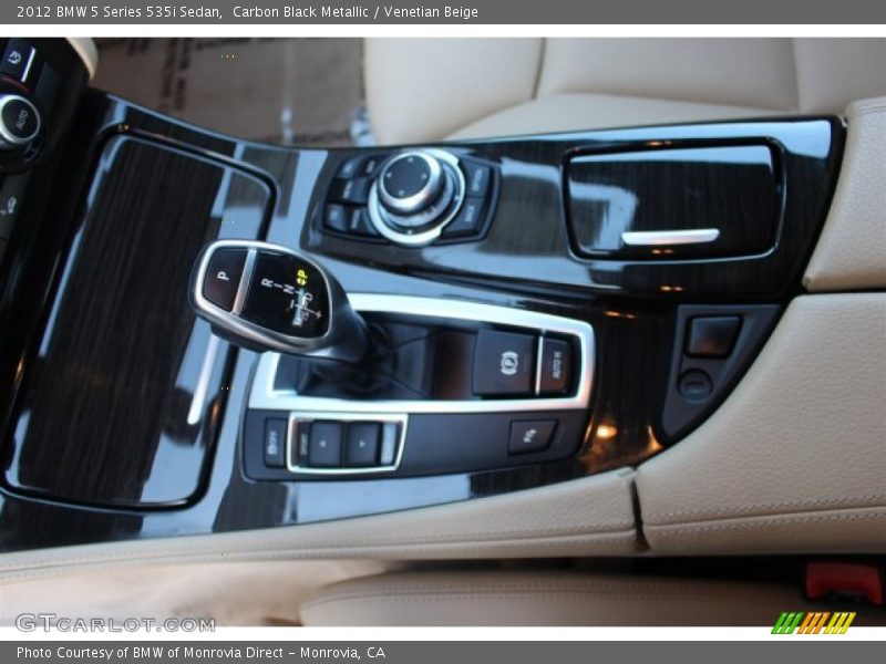 Carbon Black Metallic / Venetian Beige 2012 BMW 5 Series 535i Sedan