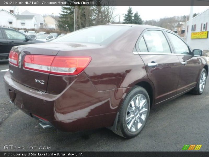 Cinnamon Metallic / Dark Charcoal 2012 Lincoln MKZ FWD