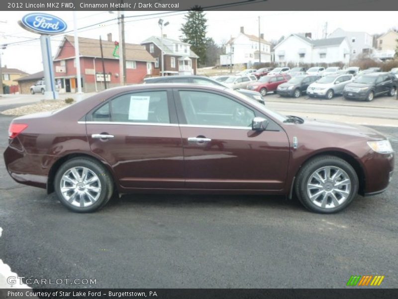 Cinnamon Metallic / Dark Charcoal 2012 Lincoln MKZ FWD