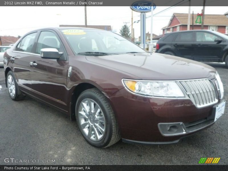 Cinnamon Metallic / Dark Charcoal 2012 Lincoln MKZ FWD