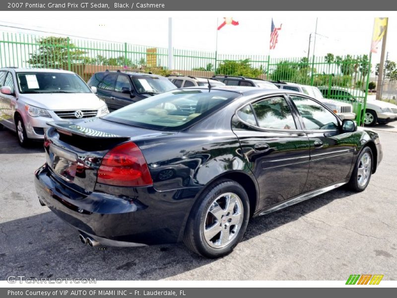 Black / Cashmere 2007 Pontiac Grand Prix GT Sedan