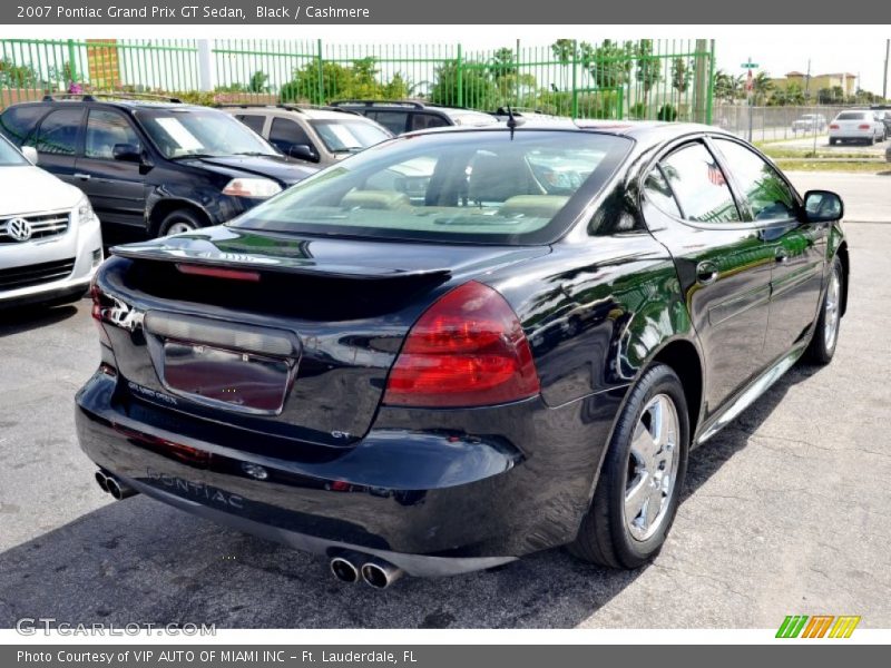 Black / Cashmere 2007 Pontiac Grand Prix GT Sedan