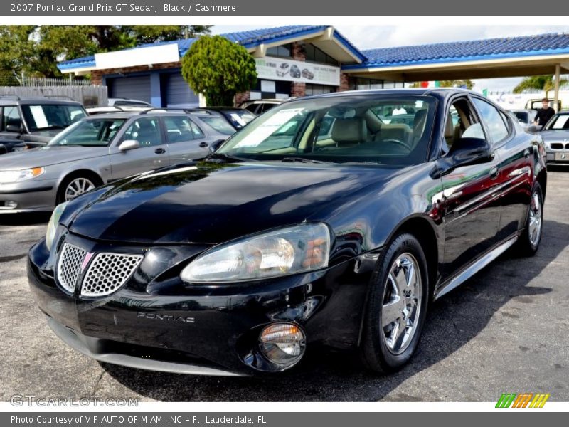 Black / Cashmere 2007 Pontiac Grand Prix GT Sedan