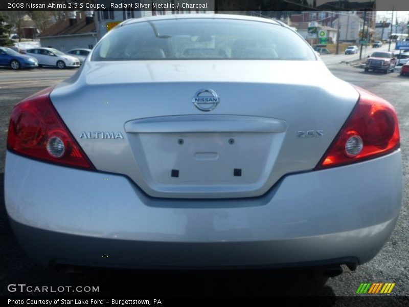 Radiant Silver Metallic / Charcoal 2008 Nissan Altima 2.5 S Coupe