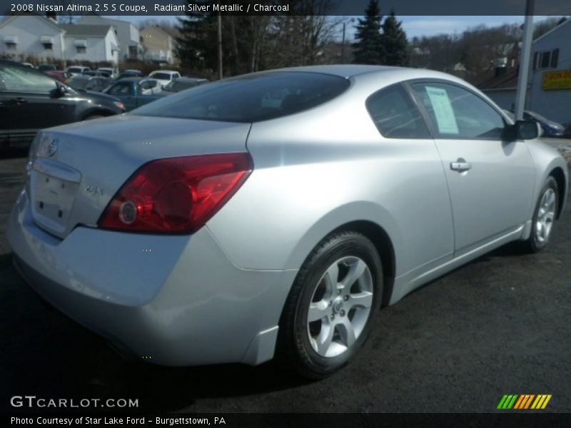 Radiant Silver Metallic / Charcoal 2008 Nissan Altima 2.5 S Coupe