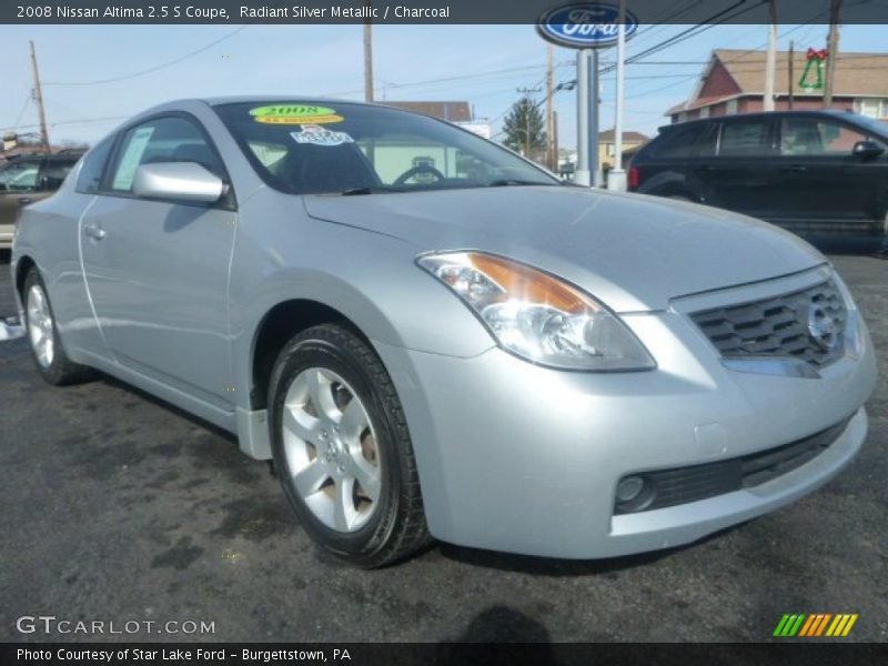 Radiant Silver Metallic / Charcoal 2008 Nissan Altima 2.5 S Coupe