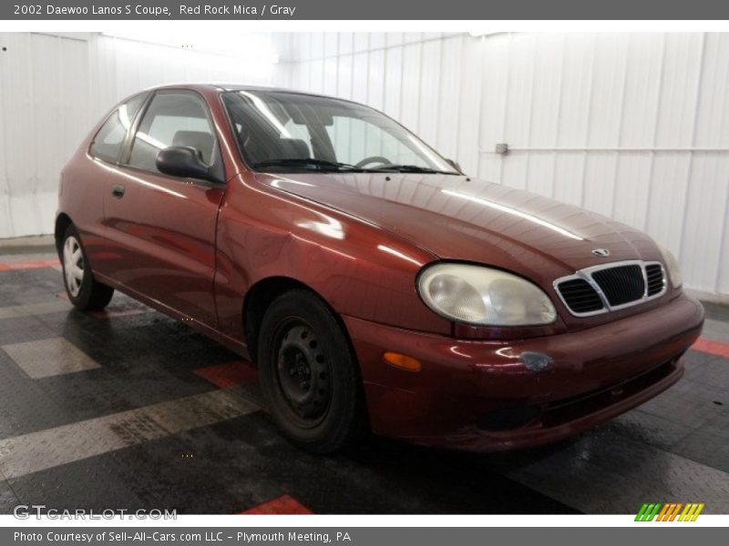 Red Rock Mica / Gray 2002 Daewoo Lanos S Coupe