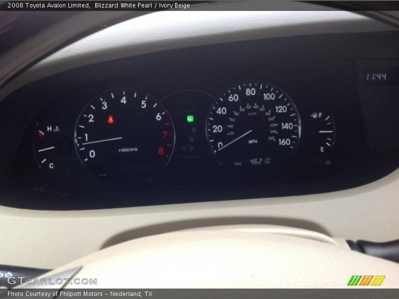 Blizzard White Pearl / Ivory Beige 2008 Toyota Avalon Limited