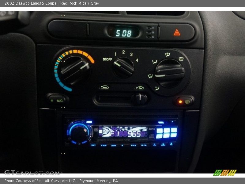 Controls of 2002 Lanos S Coupe