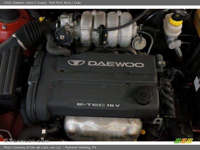  2002 Lanos S Coupe Engine - 1.6 Liter DOHC 16-Valve 4 Cylinder