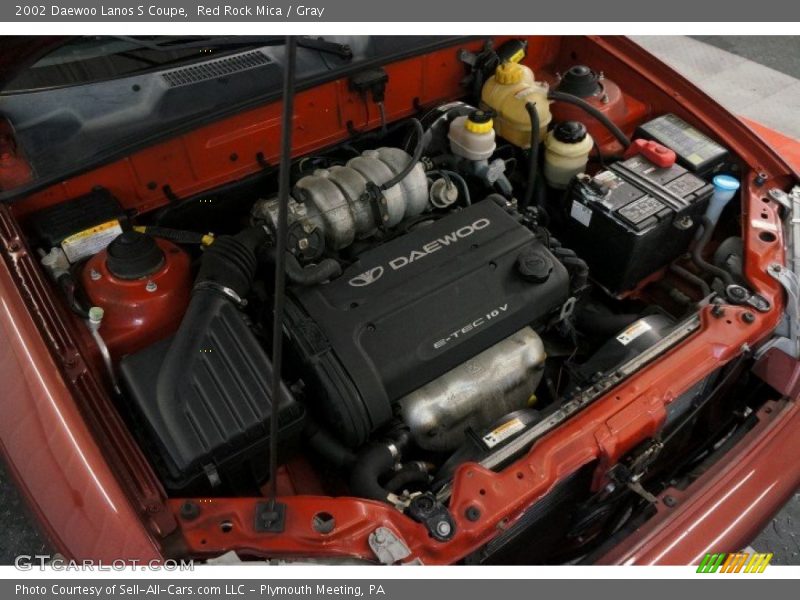  2002 Lanos S Coupe Engine - 1.6 Liter DOHC 16-Valve 4 Cylinder