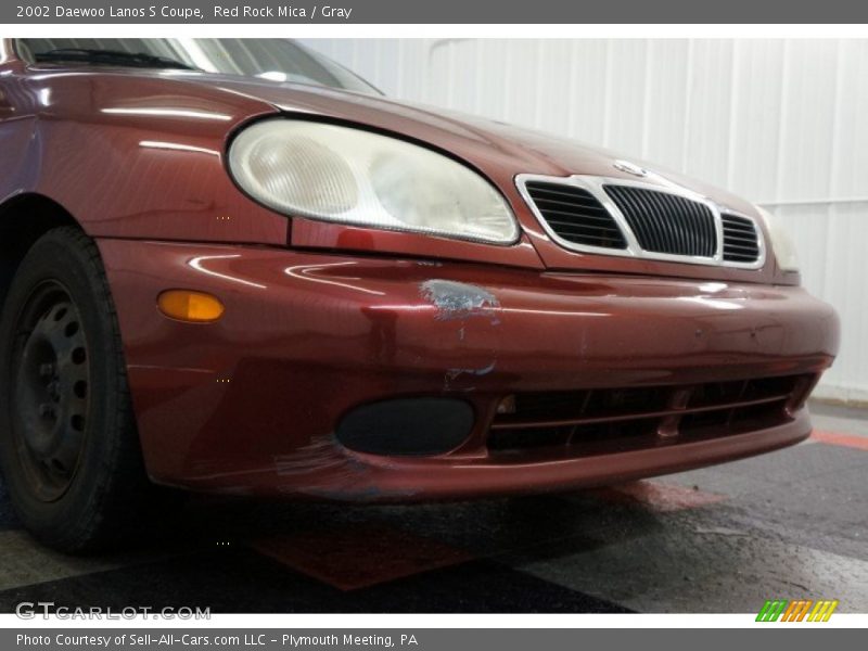 Red Rock Mica / Gray 2002 Daewoo Lanos S Coupe