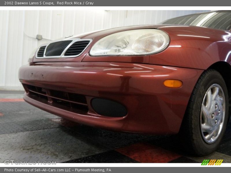 Red Rock Mica / Gray 2002 Daewoo Lanos S Coupe