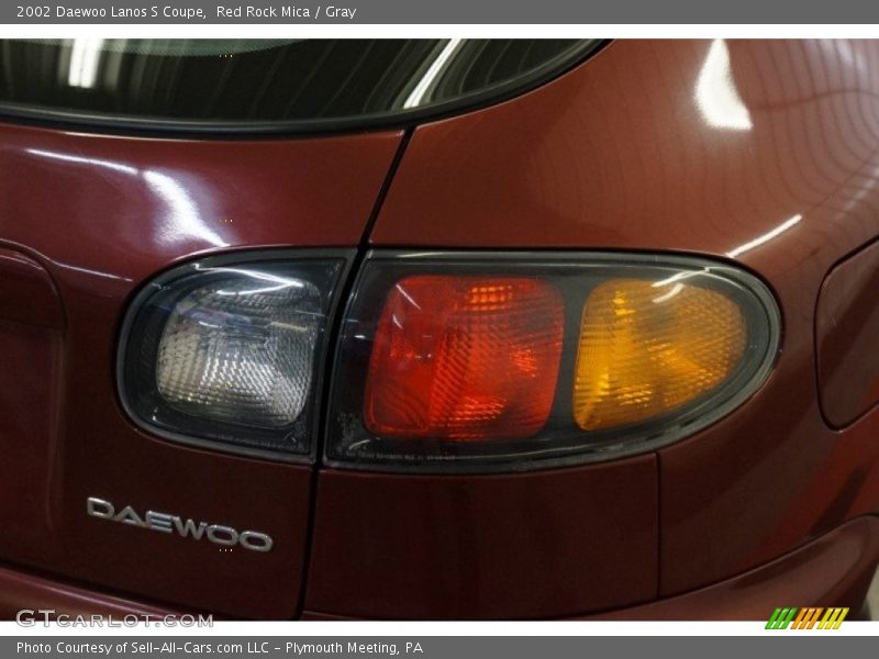 Red Rock Mica / Gray 2002 Daewoo Lanos S Coupe
