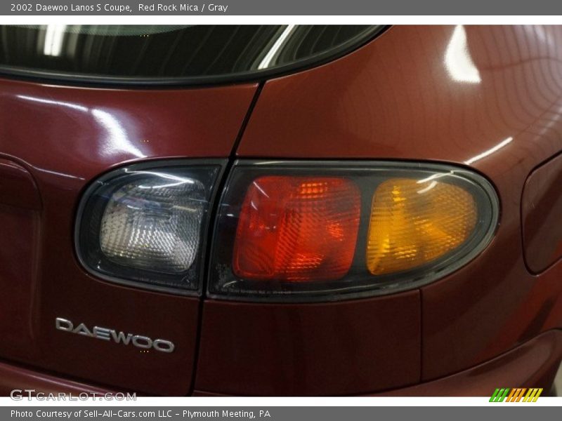 Red Rock Mica / Gray 2002 Daewoo Lanos S Coupe