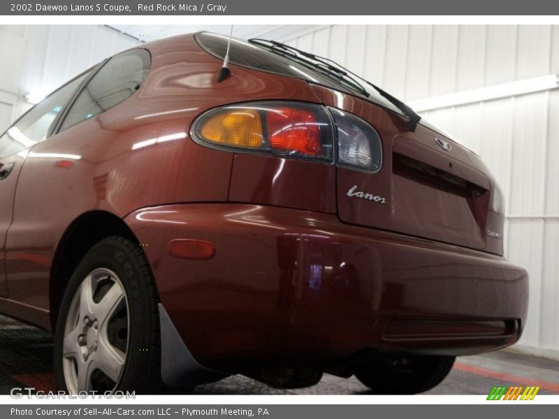 Red Rock Mica / Gray 2002 Daewoo Lanos S Coupe