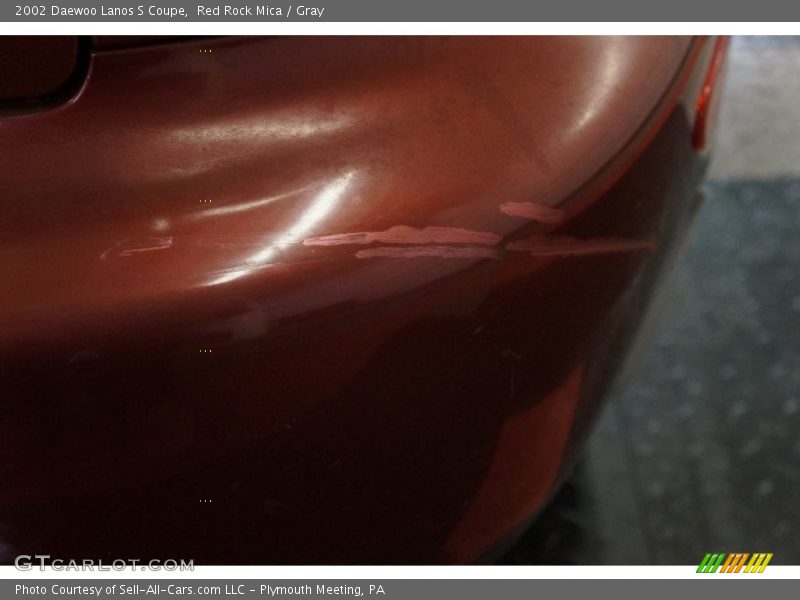 Red Rock Mica / Gray 2002 Daewoo Lanos S Coupe