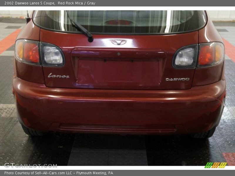 Red Rock Mica / Gray 2002 Daewoo Lanos S Coupe