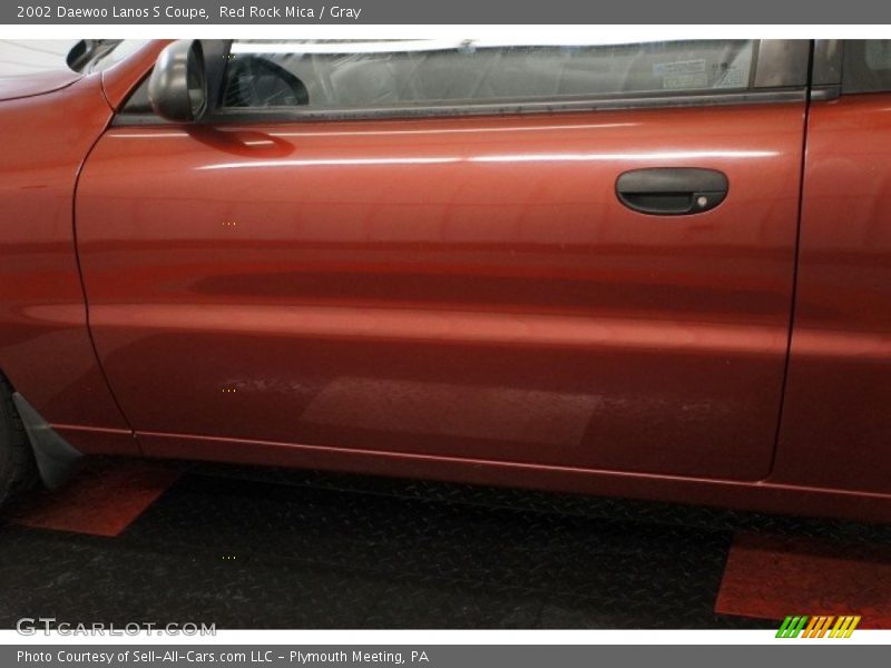 Red Rock Mica / Gray 2002 Daewoo Lanos S Coupe