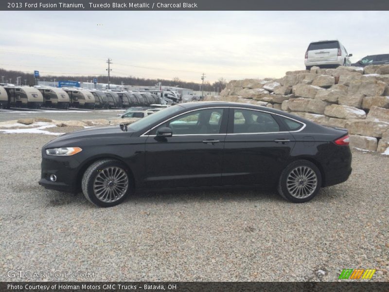 Tuxedo Black Metallic / Charcoal Black 2013 Ford Fusion Titanium