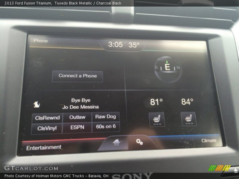 Tuxedo Black Metallic / Charcoal Black 2013 Ford Fusion Titanium