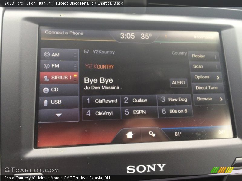 Tuxedo Black Metallic / Charcoal Black 2013 Ford Fusion Titanium