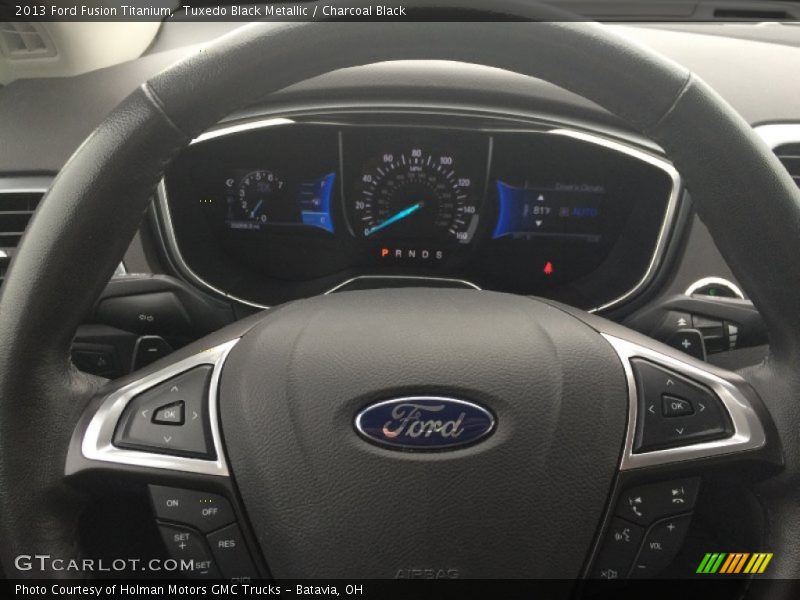 Tuxedo Black Metallic / Charcoal Black 2013 Ford Fusion Titanium