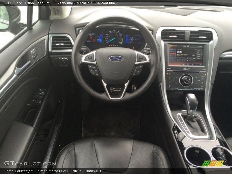 Tuxedo Black Metallic / Charcoal Black 2013 Ford Fusion Titanium