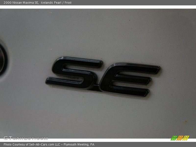 Icelandic Pearl / Frost 2000 Nissan Maxima SE