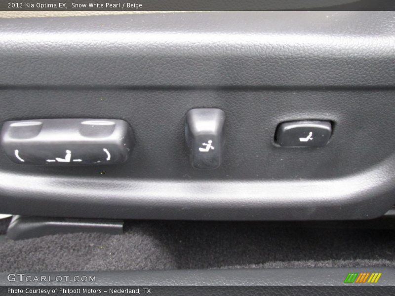 Snow White Pearl / Beige 2012 Kia Optima EX